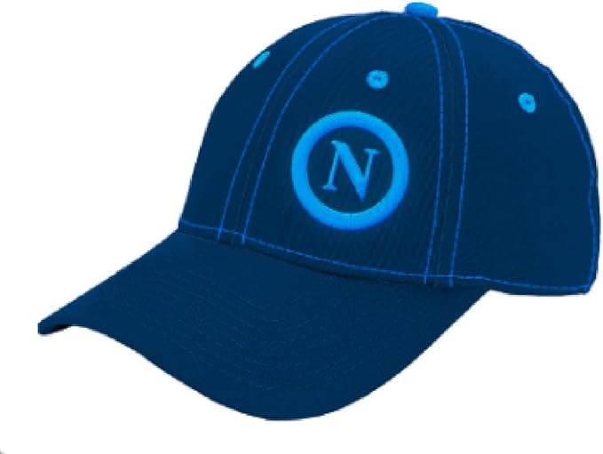 Cappellino SSC Napoli Ufficiale - Blu Navy con Logo Azzurro