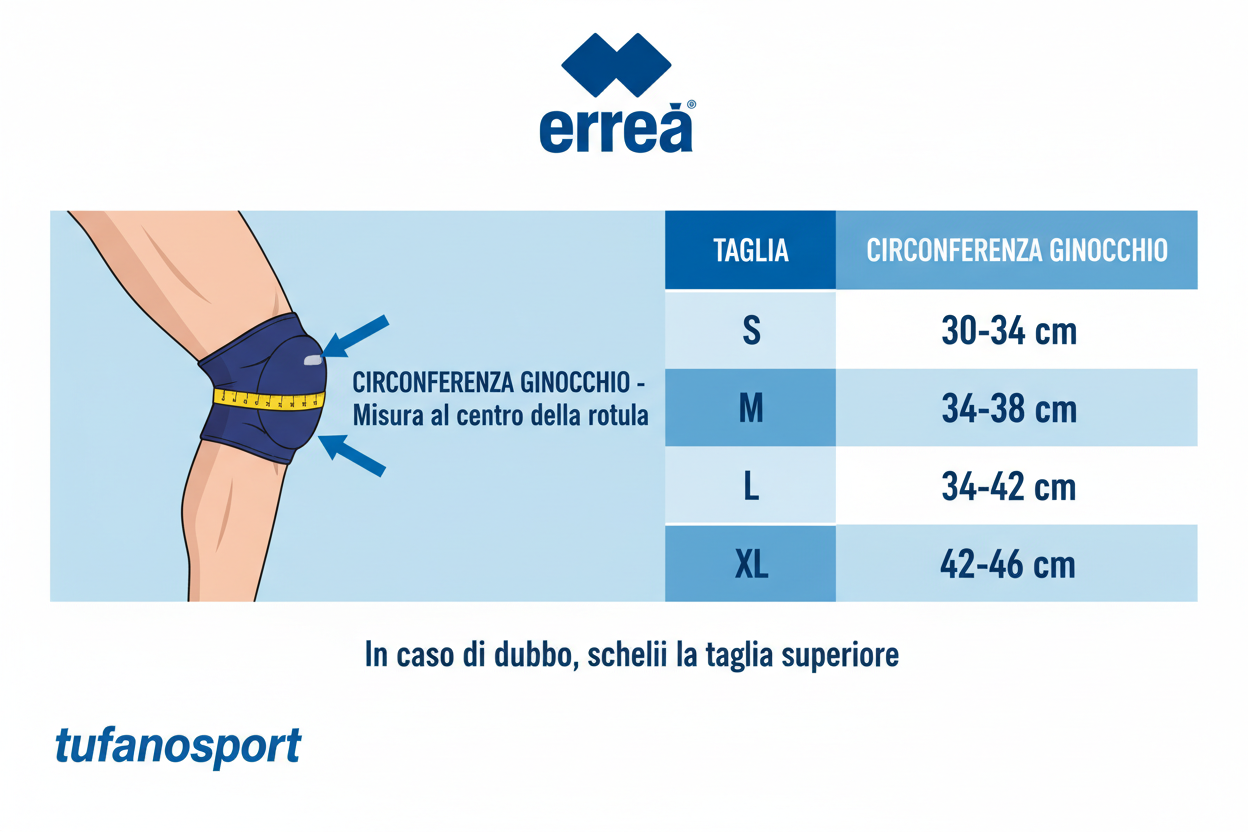 Ginocchiera Errea Tokyo - Sponsorizzata da Alessandro Michieletto